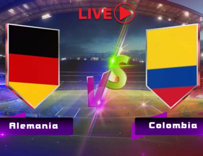 colombia vs alemania en vivo gratis